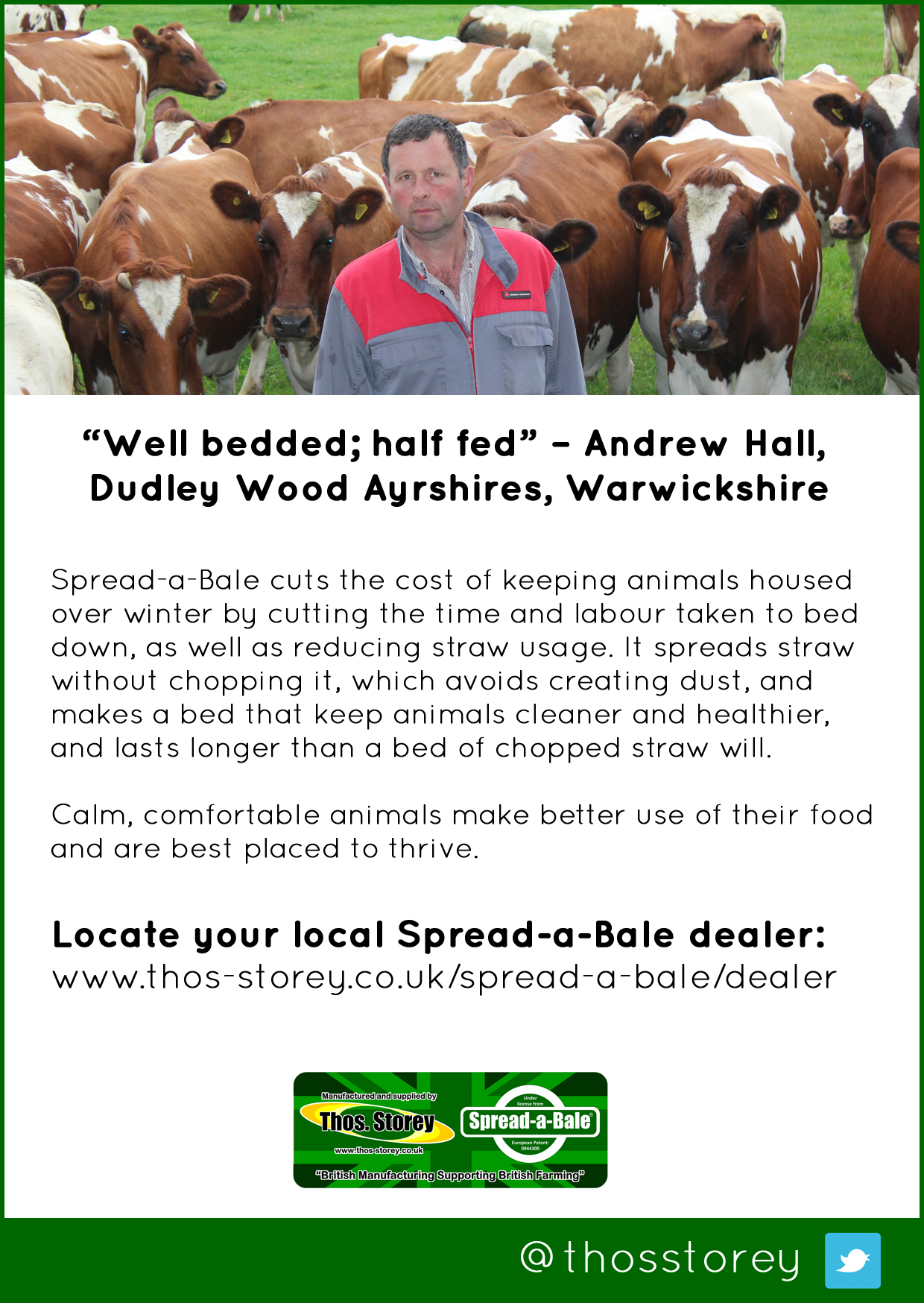 Spread-a-Bale in Farmers Weekly